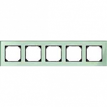 Рамка 5 постов MERTEN M-ELEGANCE, изумруд MTN404504 Schneider Electric