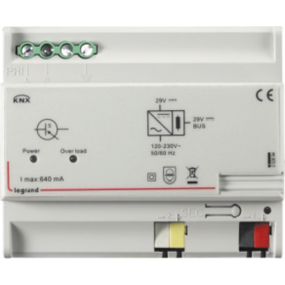 KNX. Системный блок питания 640мА. DIN 6 модулей. 002694 Legrand