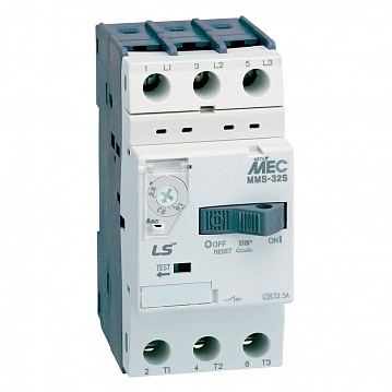 Силовой автомат для защиты электродвигателя MMS-32 13А 3P 705004400 LSIS