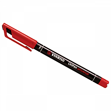 Перманентная шариковая ручка 1мм красный (упак. 5шт) UP2M DKC