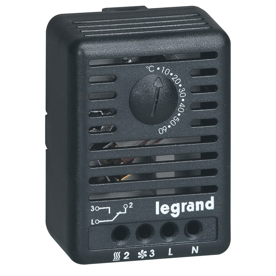 Термостат - точность 0,5 °C - 10 A / 5 A - диапазон 5 - 60°С 034847 Legrand