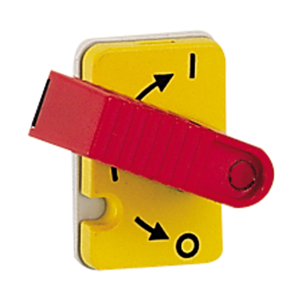 Выключатель-разъединитель Vistop - 32 A - 4П - рукоятка спереди - красная рукоятка / желтая панель 022302 Legrand