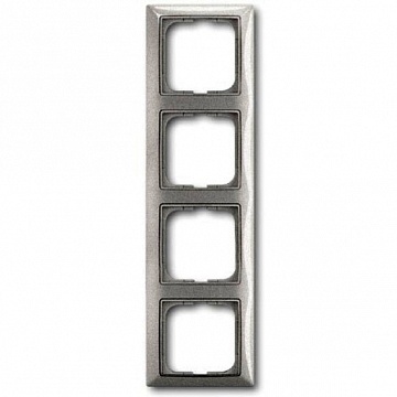 Рамка 4 поста BASIC55, шампань 1725-0-1504 ABB