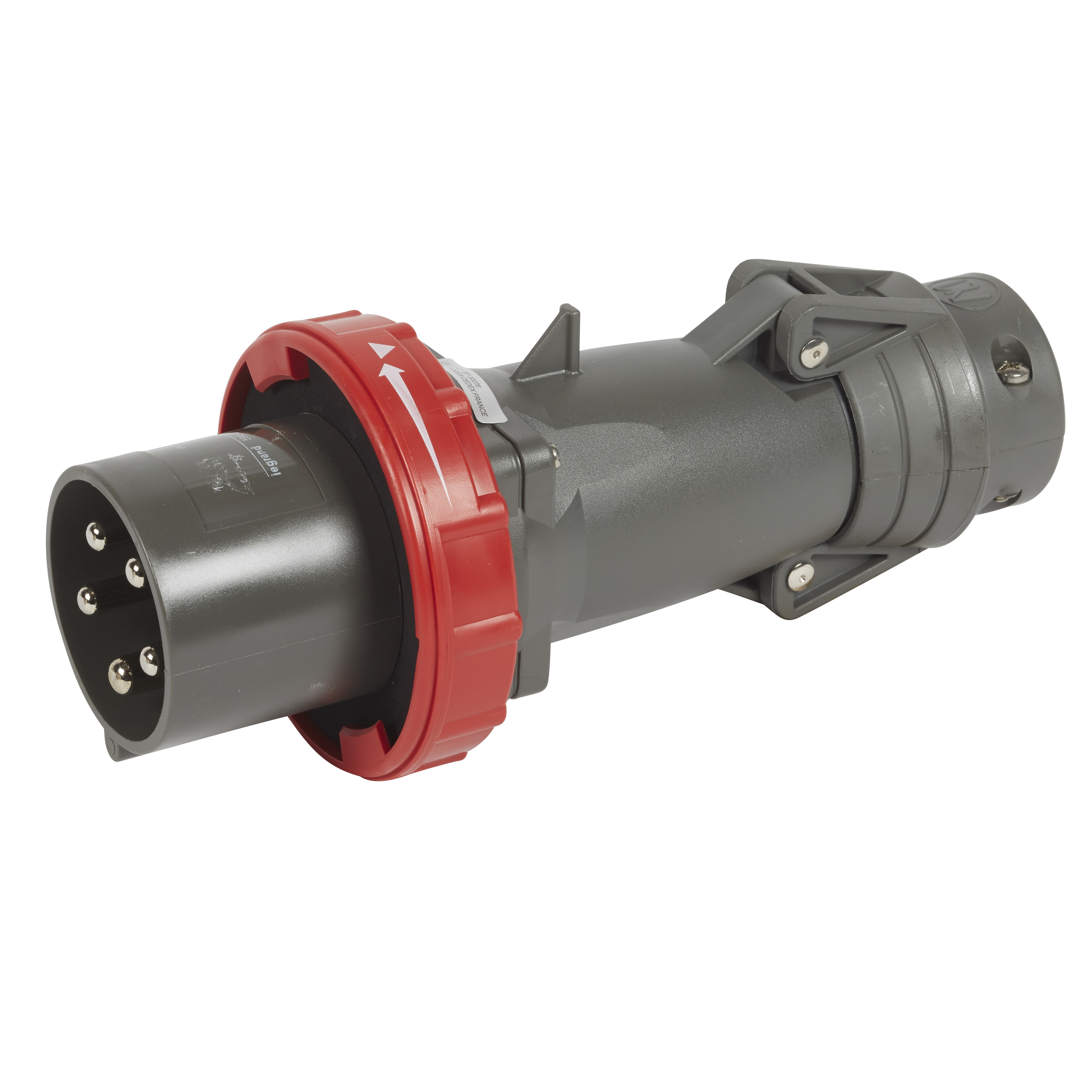 Прямая вилка Hypra - IP 66/67-55 - 3К+Н+3 - 63 А - пластик 059448 Legrand