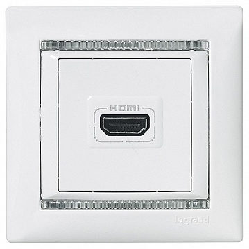 Розетка HDMI VALENA CLASSIC, белый 770085 Legrand