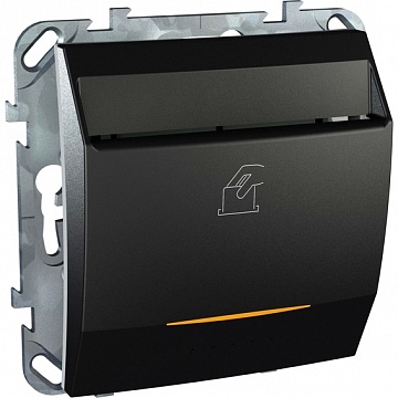 Карточный выключатель UNICA TOP, механический, графит MGU5.283.12ZD Schneider Electric