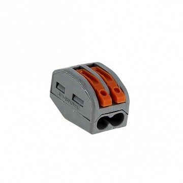 Клемма СМК 222-412, 2 отверстия, 0.08-2.5мм2 (уп.2шт.) plc-smk-412r EKF