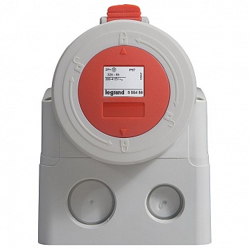 Розетка накладная - P17 Tempra Pro - IP 66/67 - 380/415 В~ - 32 A - 3К+З 555458 Legrand