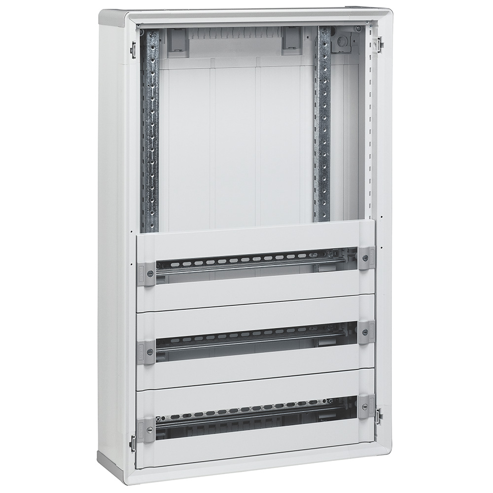 Распределительный шкаф с пластиковым корпусом XL³ 160 - для мод. оборудования с дополнительным пространством - 3 рейки 020095 Legrand