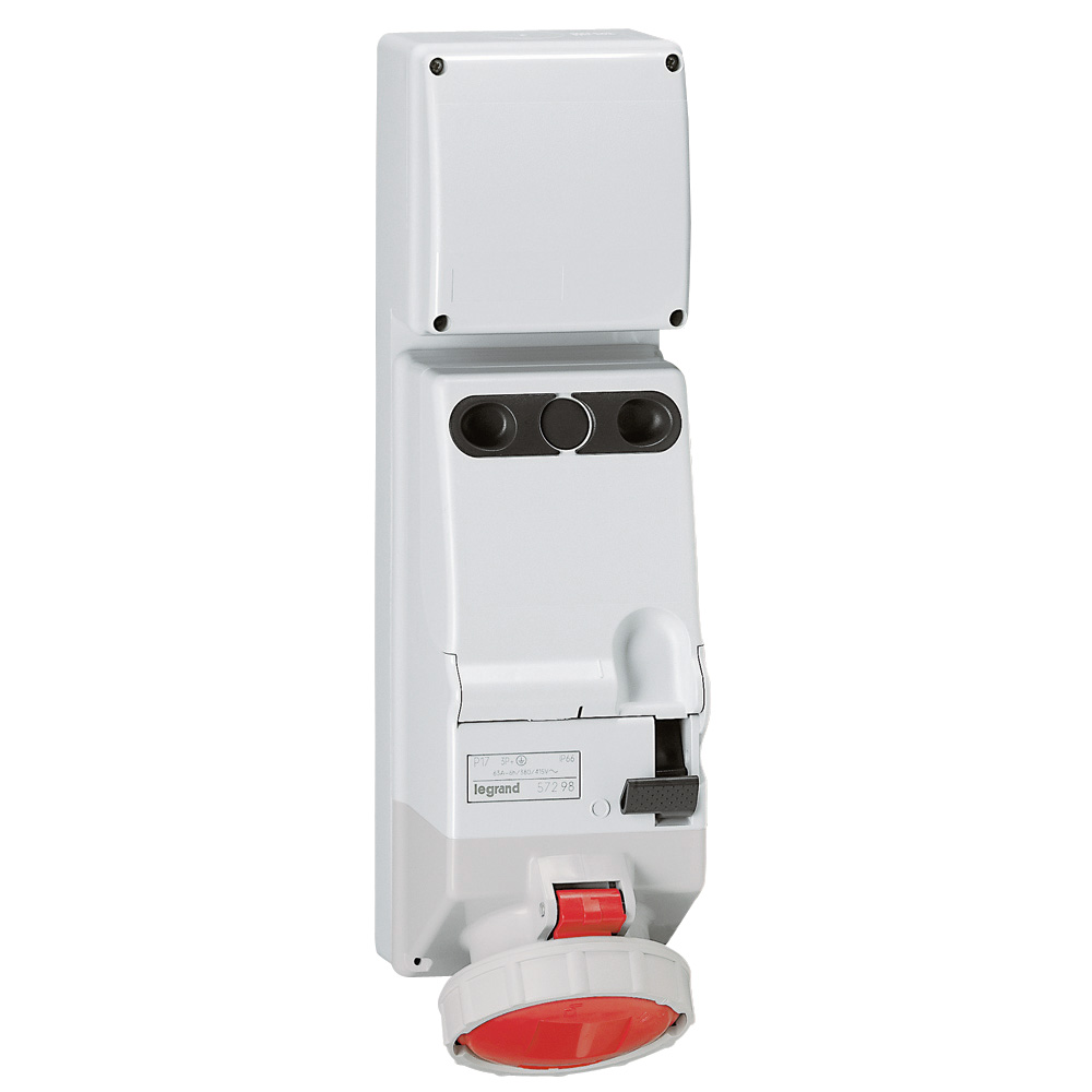 Комбинированный щиток - P17 Tempra Pro - без рейки DIN - IP 66 - 380/415 В~ - 63 A - 3К+З 057298 Legrand