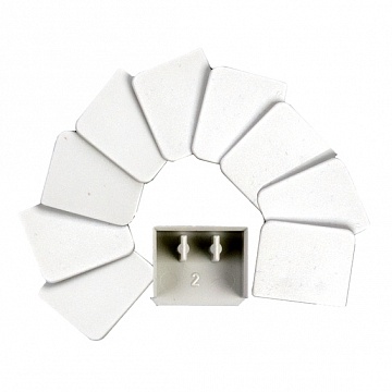 БОКОВЫЕ ЗАГЛУШКИ для трехполюсных, 10 шт., Германия 10399 Schneider Electric