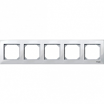 Рамка 5 постов MERTEN M-PLAN, полярно-белый MTN515519 Schneider Electric