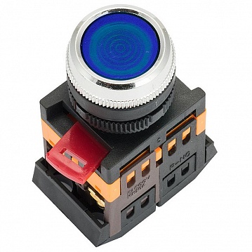 Кнопка 22 мм² 230В, IP40, Синий ablfs-22-b EKF