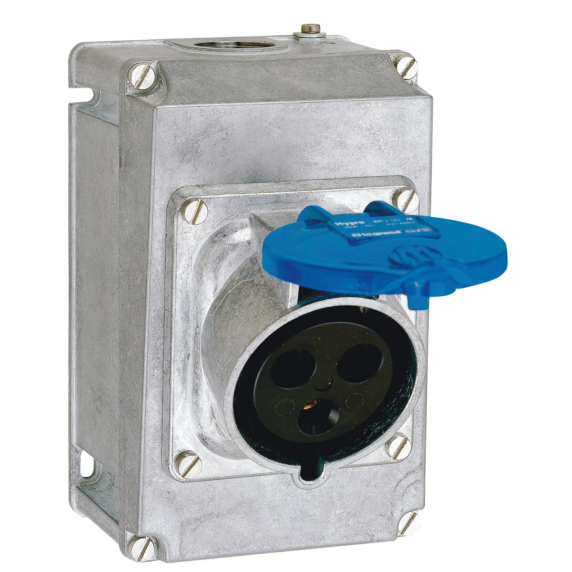 Коробка с одним ответстием под сальник Hypra - IP 44 - 2К+З/3К+З/3К+Н+З - 32 А - металл 052939 Legrand