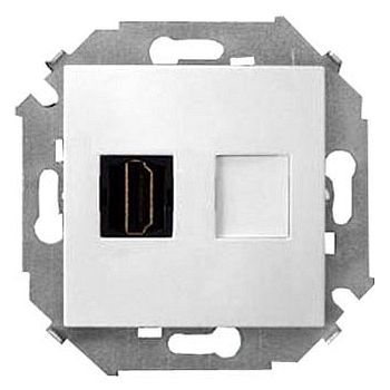 Розетка HDMI 15, белый 1591407-030 Simon