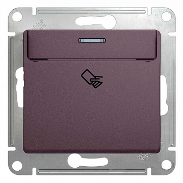Карточный выключатель GLOSSA, сиреневый туман GSL001469 Schneider Electric
