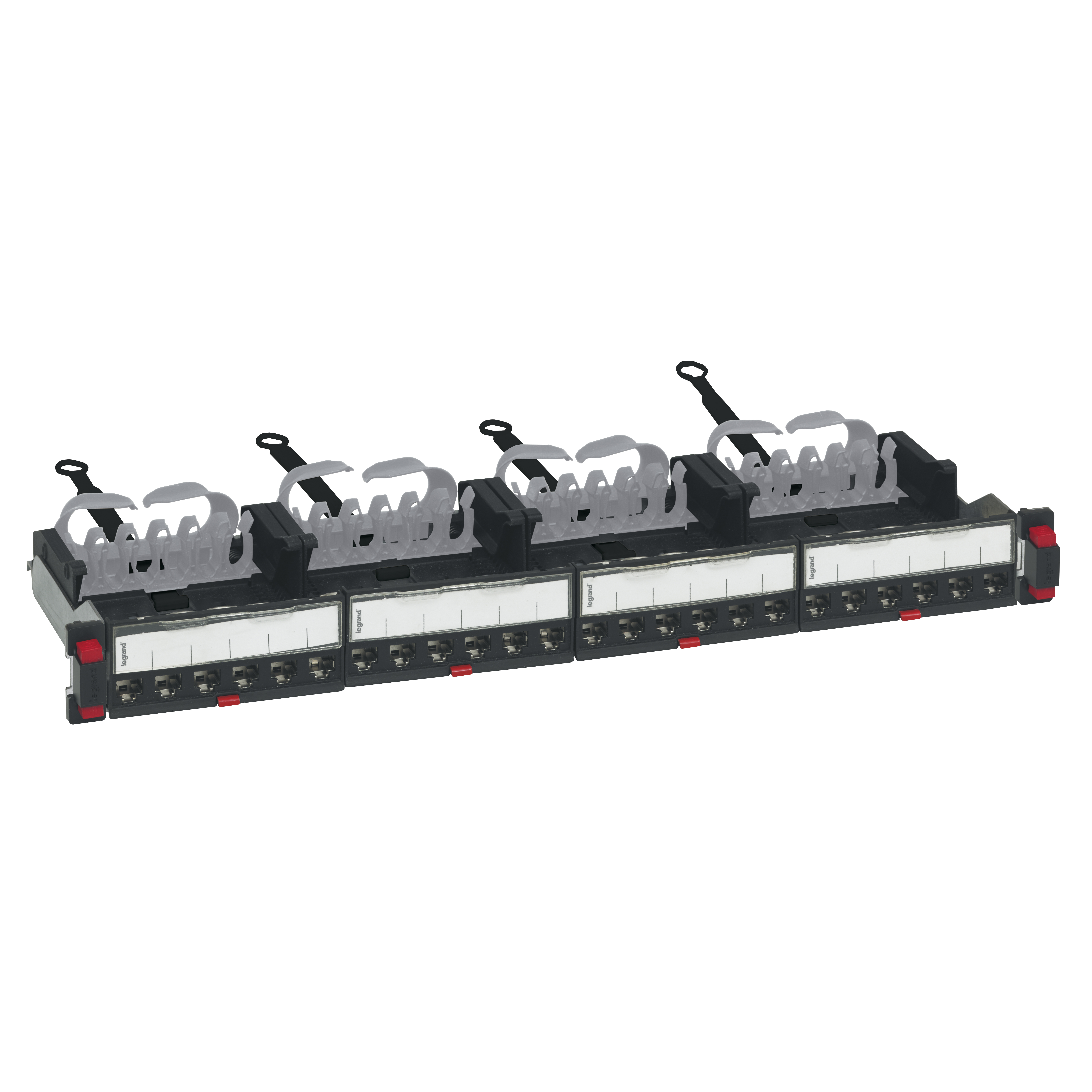 Патч-панель укомплектованная - 19'' - 1U - категория 6A - STP - 24 x RJ 45 033772 Legrand