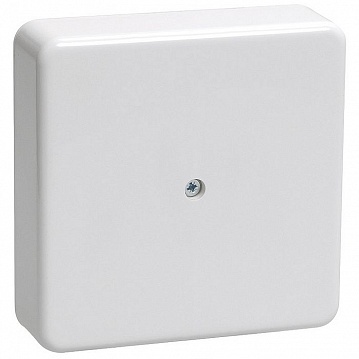 коробка КМ41212-01 распаячная для о/п 75х75х20 мм² белая (6 клеммы 6мм² ) UKO10-075-075-020-K01 IEK
