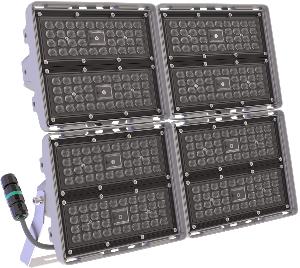 Светильник L-pixel 4/banner/200/Г60/750/R5/01/MT-KM/I1-C3/220AC IP66 RAL7035 LEDEL PX200-31516-123-182 IEK