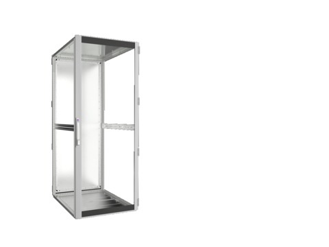 TS IT Шкаф 800х2000х1000 с обзорной и стальной дверью без 19` IP55 5509790 Rittal