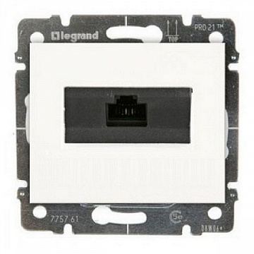 Розетка компьютерная 1xRJ45 Cat.5 GALEA LIFE DIY, жемчужно-белый 696990 Legrand