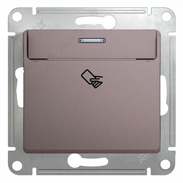 Карточный выключатель GLOSSA, платина GSL001269 Schneider Electric