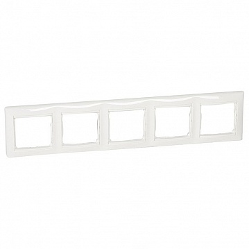 Рамка 5 постов VALENA CLASSIC, белый 774455 Legrand