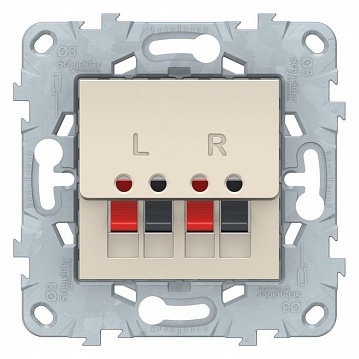 Аудио-розетка UNICA NEW, бежевый NU548644 Schneider Electric