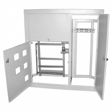 Этажный щит мод., IP30, встраиваемый, сталь, серая дверь, с клеммами SQ0905-0169 TDM