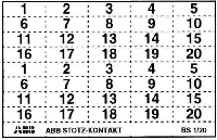 Маркер к. 2х1-20 BS1/20 GHS2001946R0004 ABB