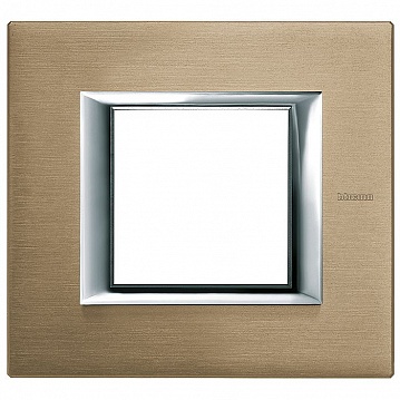 Рамка 1 пост AXOLUTE, титан HA4802NX Bticino