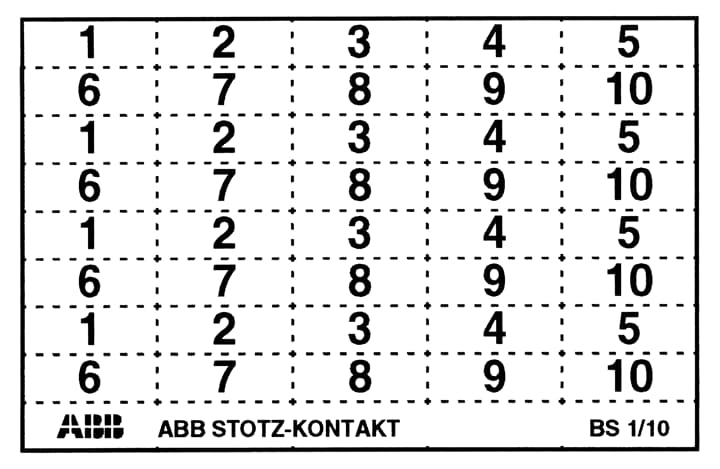 Маркер к. 121-160 BS121-160 GHS2001946R0008 ABB