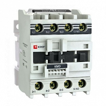 Контактор КМЭ 3P 50А 400/230 AC 22кВт ctr-s-50-220 EKF