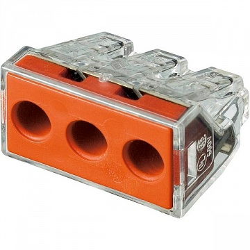 Клемма СМК 773-173 (с пастой), 3 отверстия, 2,5-6,0мм² (уп.50шт.) plc-smk-773-173 EKF