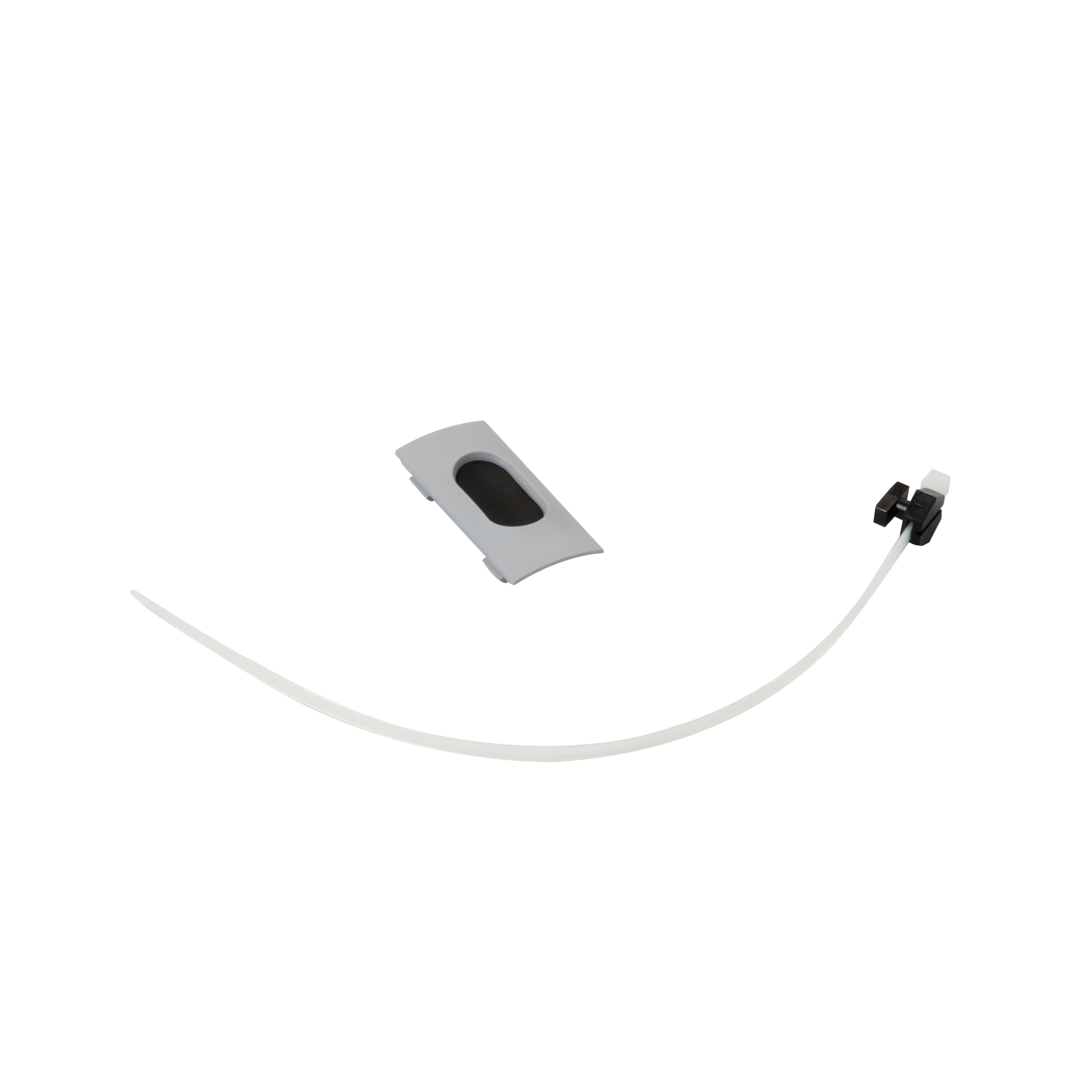 Вывод кабеля пластиковый для колонны Ovaline, цвет серый 653057 Legrand