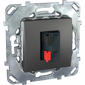 Аудио-розетка UNICA TOP, графит MGU5.486.12ZD Schneider Electric