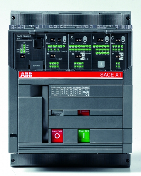Выключатель автоматический выкатной X1L 1250 PR332/P LSIG 1250 3pWMP+PR330/V+измерения с внешнего подключения 1SDA062556R5 ABB