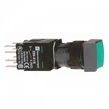 Кнопка Harmony 16 мм² IP65, Зеленый XB6CA35B Schneider Electric
