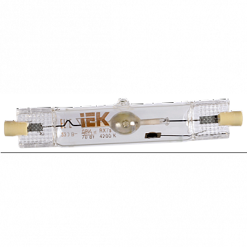Лампа ДРИ 70Вт 4200К RX7s MHN-TD MHL-70-4200-RX7S IEK