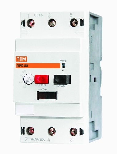 Пускатель ПРК80-63 In=63A Ir=40-63A Ue 660В код SQ0212-0024 TDM