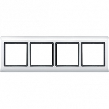 Рамка 4 поста MERTEN AQUADESIGN IP44, полярно-белый MTN400419 Schneider Electric