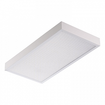 TL02 CL, накладной cветильник, цвет корпуса - белый (IP40), 595х295, призматический рассеиватель, 25 13400 Technolux