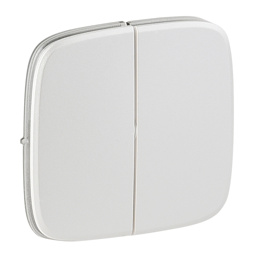 Valena ALLURE.Лицевая панель для двухклавишного выключателя.Жемчуг 755029 Legrand