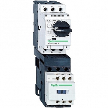 Пускатель TeSys GV2DP 2.5А, 1.5кВт 400/230 GV2DP108P7 Schneider Electric