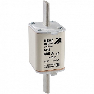 Вставка плавкая OptiFuse NH2-315-400AC-0-gG-УХЛ3 144760 КЭАЗ