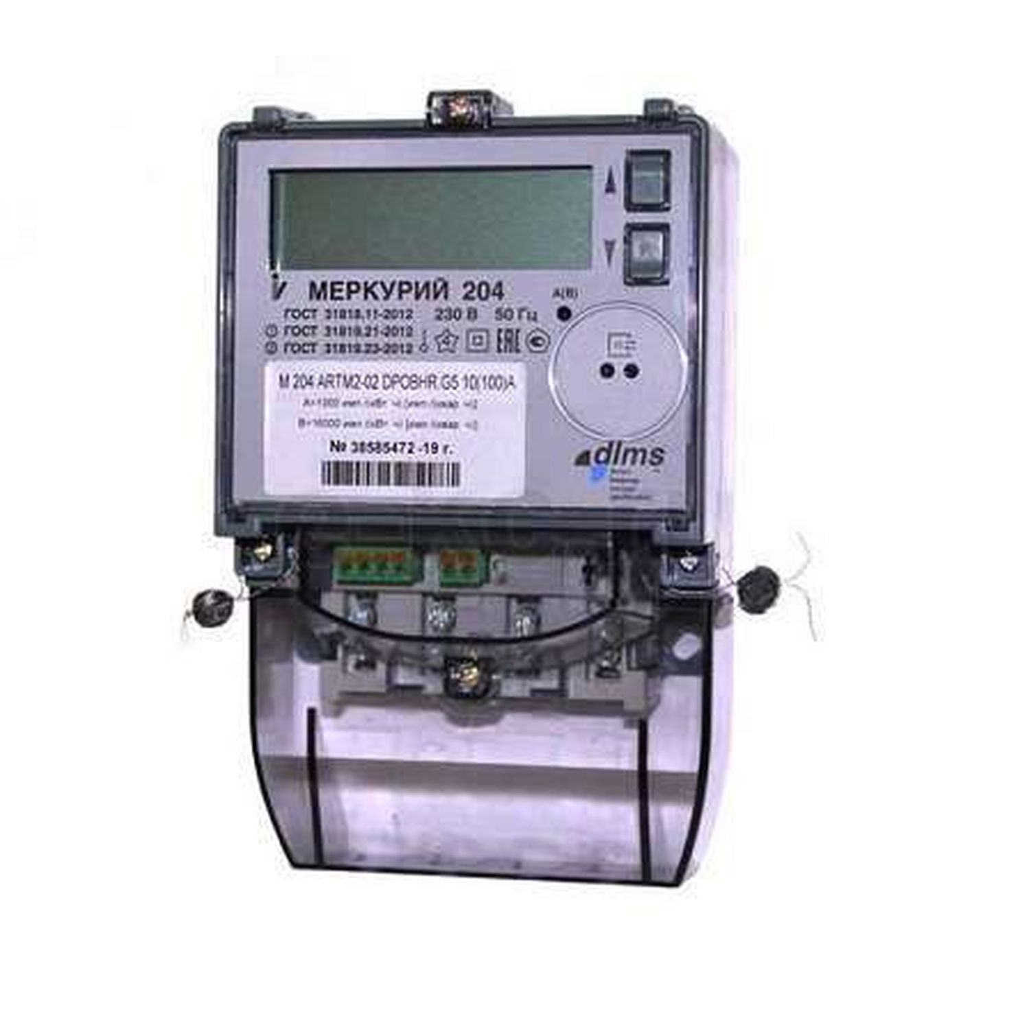 Счетчик электроэнергии Меркурий 204 ARTM-02 POBR 2Тарифа МСК М0000048401 Инкотекс
