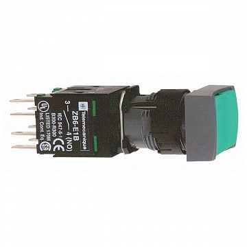 Кнопка Harmony 16 мм² IP65, Зеленый XB6DA31B Schneider Electric