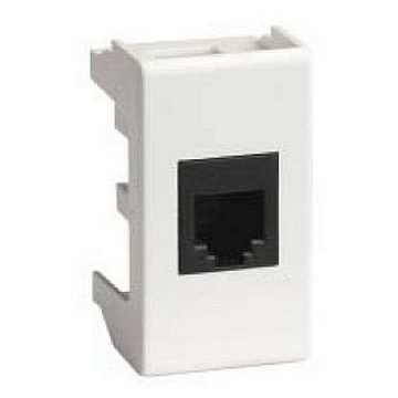 Розетка компьютерная 1xRJ45 Cat.5 VIVA, белый 45048 DKC