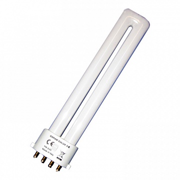 Лампа энергосберегающая КЛЛ DULUX S/E 9W/830 2G7 10X1 4050300589398 OSRAM