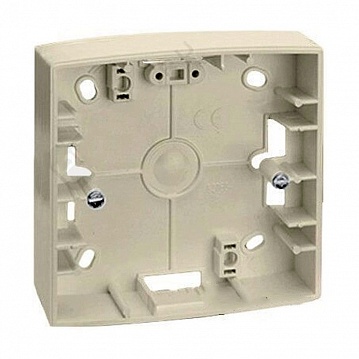 S82 коробка для накладного монтажа 1-ная, 89х89х37 мм² сл.кость SM82751-31 Simon